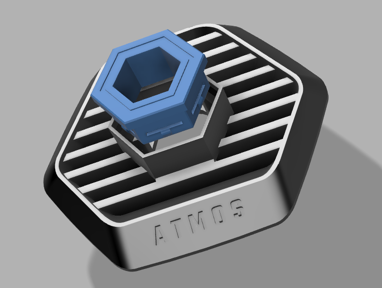 CoolerMaster Atmos Cap - With HoneyComb Wall Fitting
