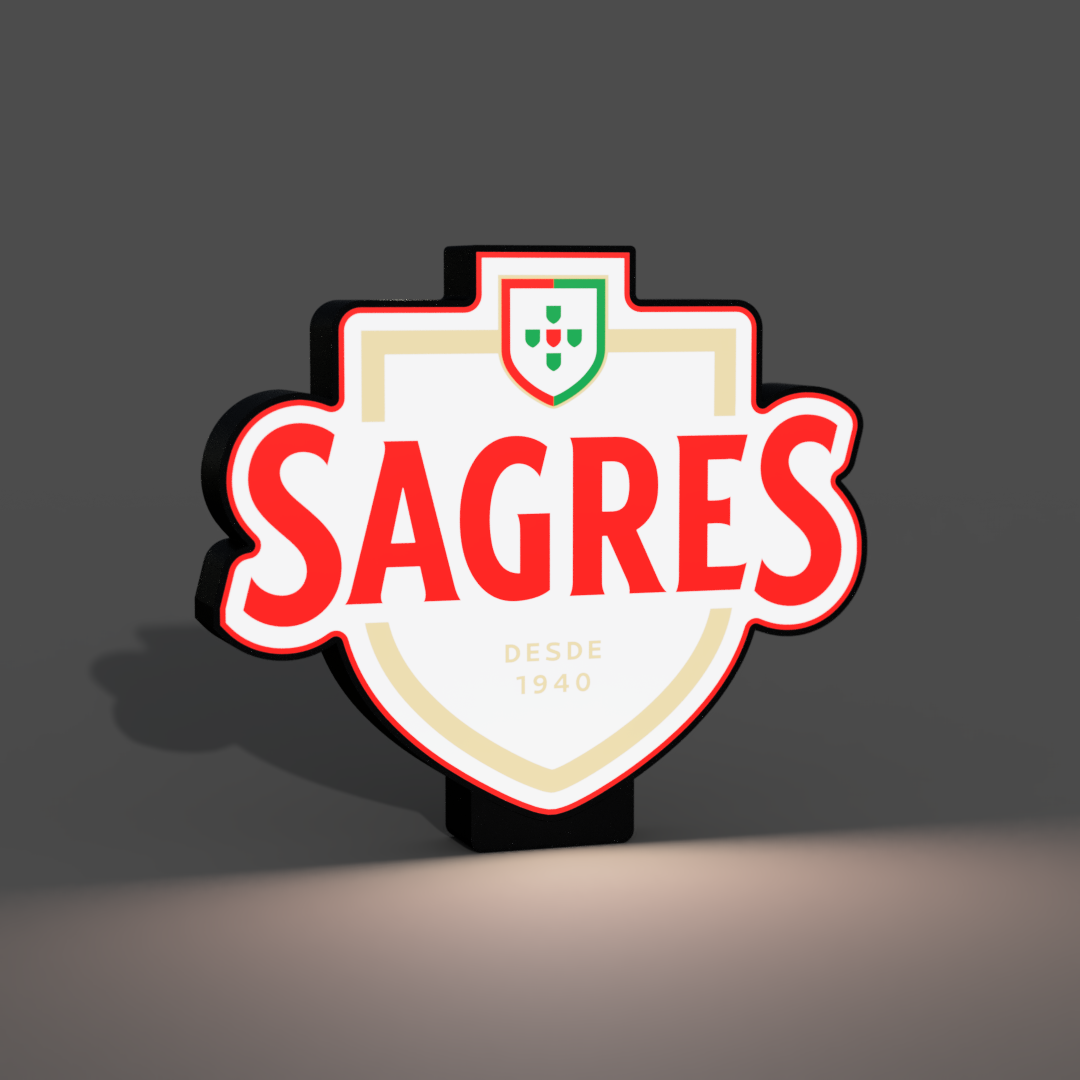 Sagres Lightbox LED Lamp by braga3dprint | Printables Store