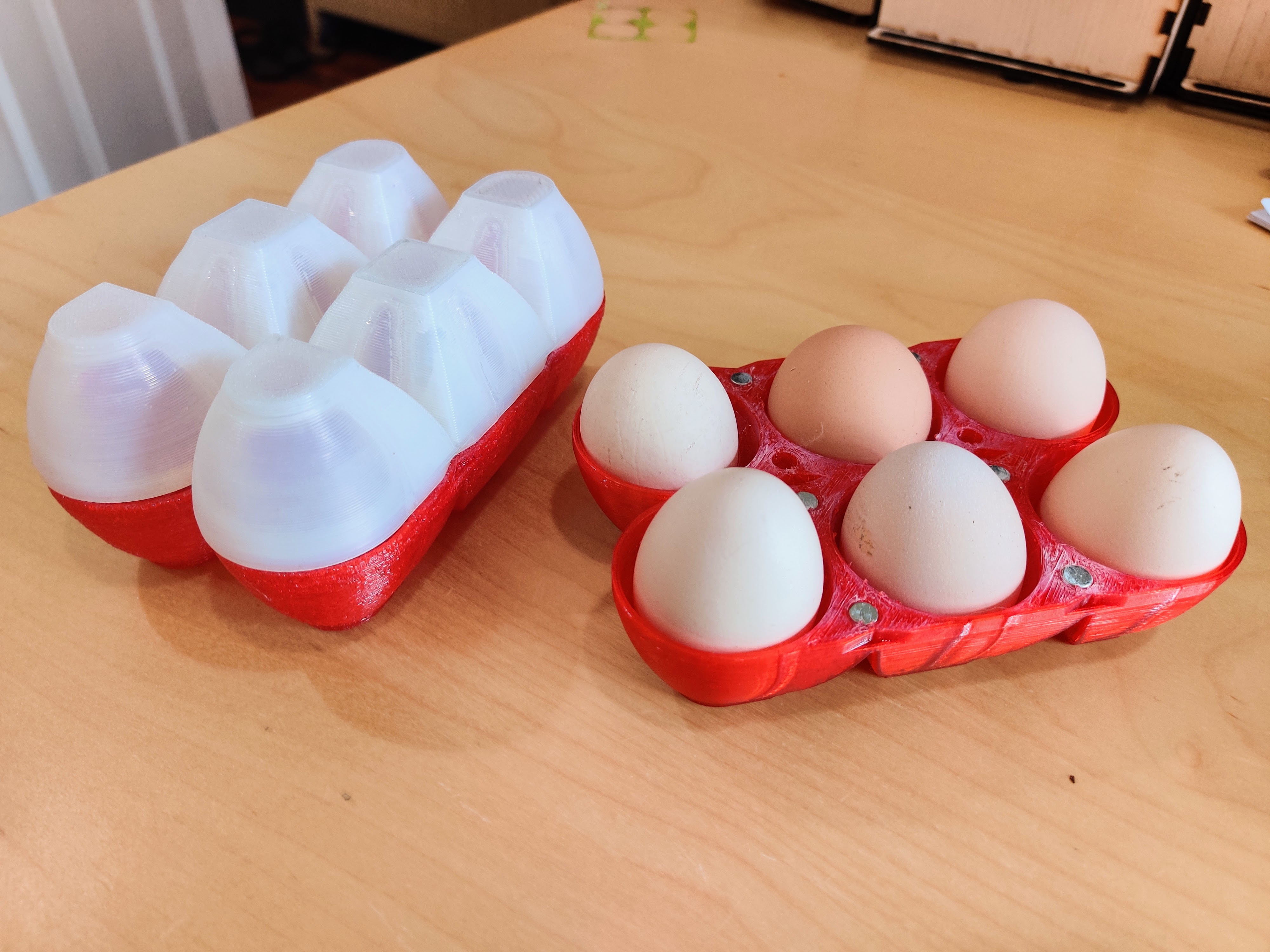 Customizable Egg Carton with Magnetic Snap Lid (Fully Parametric) by Jav.BR  | Download free STL model | Printables.com