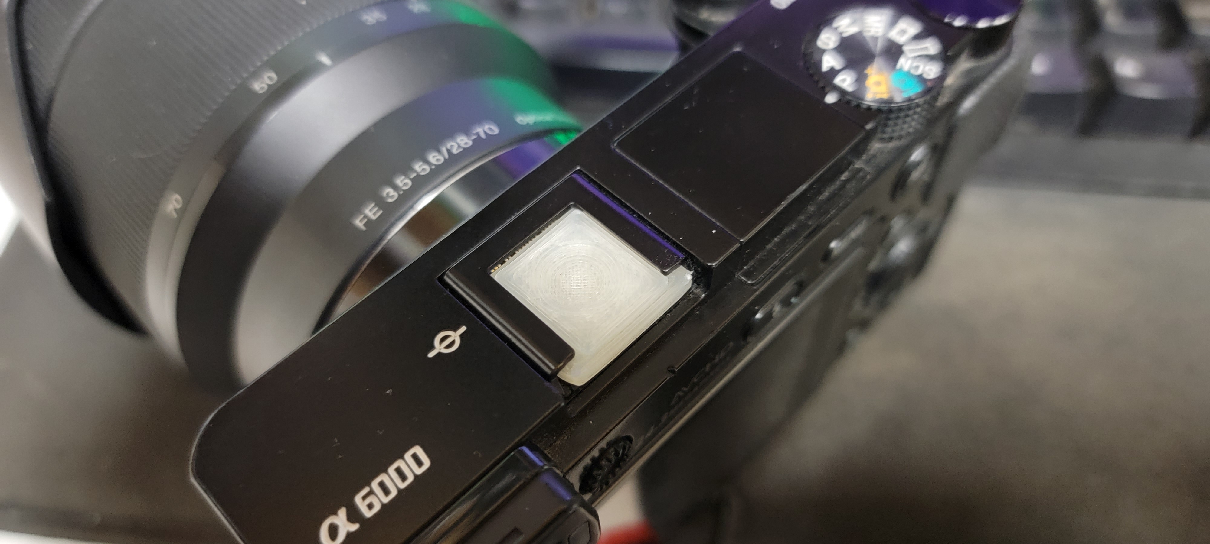 Sony A6000 Hot shoe cover cap by t o Download free STL model