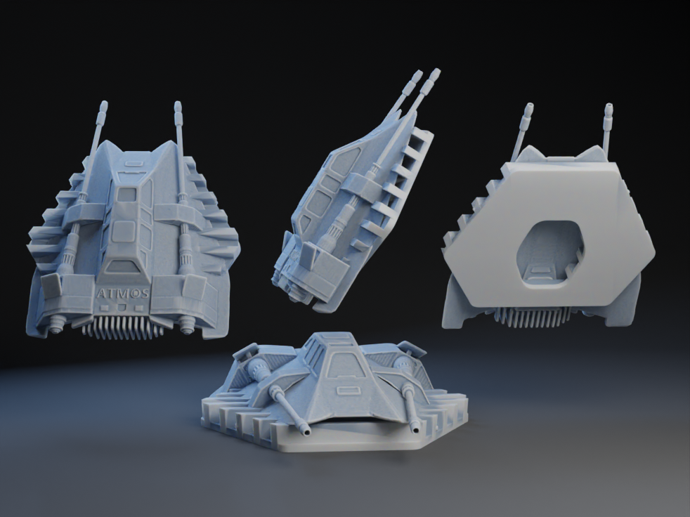 Hoth Snow Speeder ATMOS cooler Badge