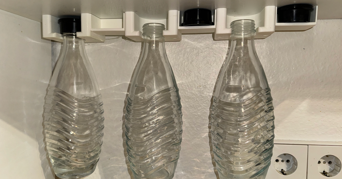 soda stream bottle holder by diehenne Download free STL model