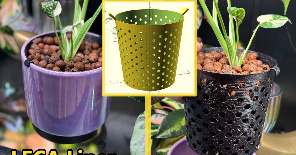 Custom Plant Pot Liner for LECA or Semihydro by Danny Kmack Download