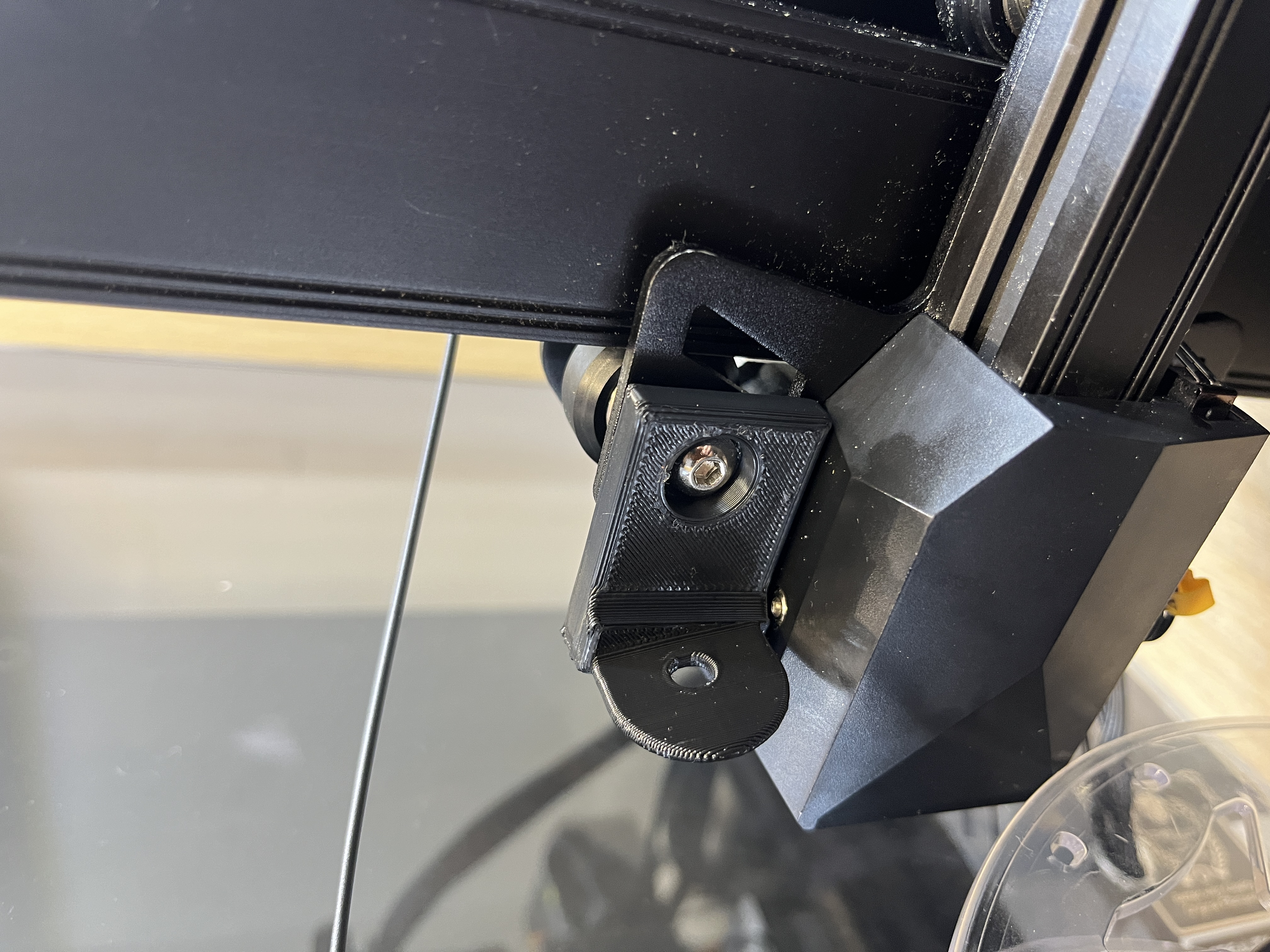 Miniatura 3 do modelo 3D Angled bracket for filament guide - Ender 3