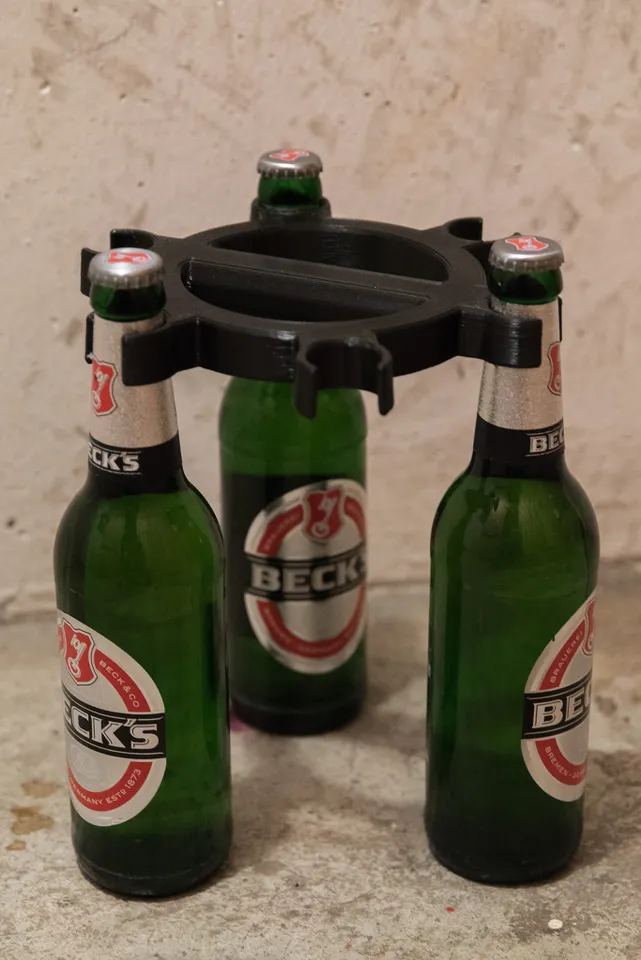 Circular Beer Bottle Carrier by Skewed Perception, Download free STL model