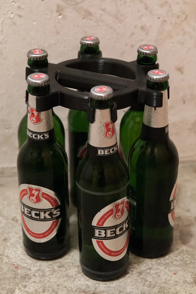 Circular Beer Bottle Carrier by Skewed Perception, Download free STL model