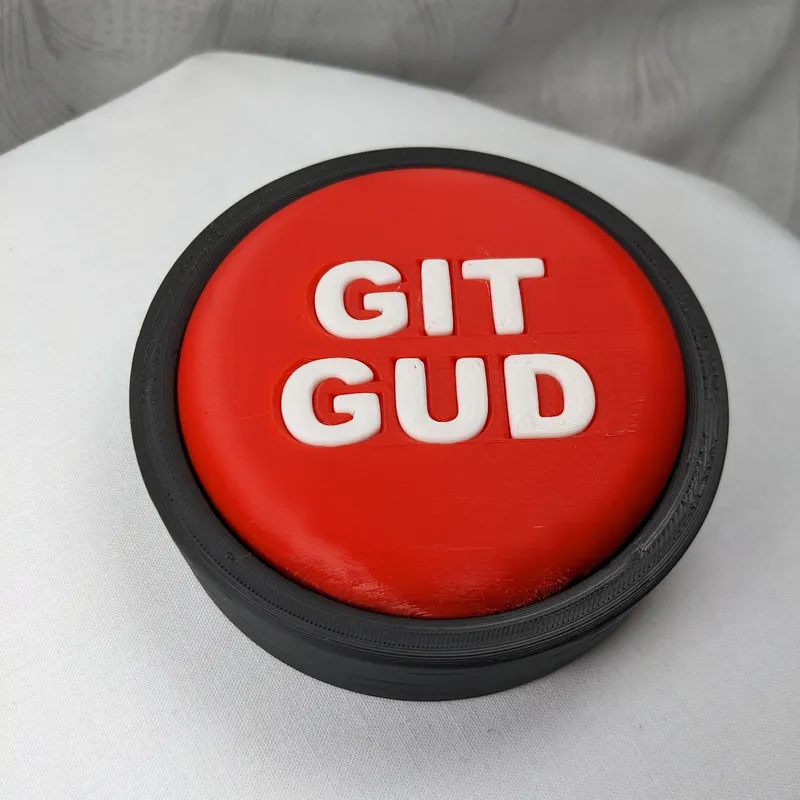 I'm having trouble finding the git gud button in games