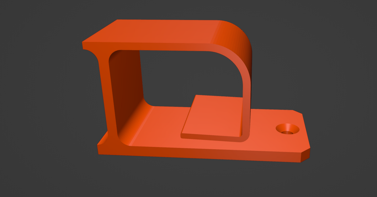 Cable Clamp by Biffiest3D | Download free STL model | Printables.com