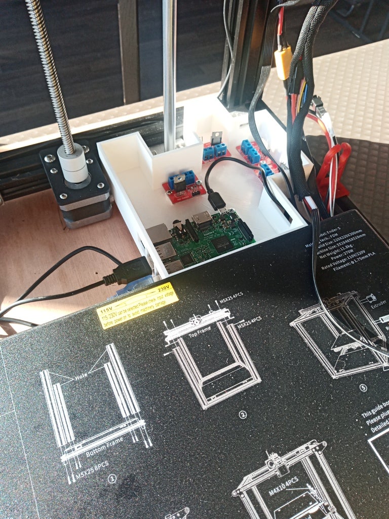 Ender5 Additional Electronics Box By Dekay Download Free Stl Model
