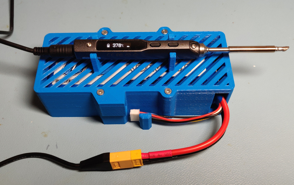 LiPo case for Turnigy 4000mAh 5S + TS100