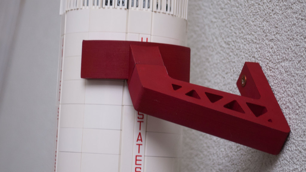 Wall mount for LEGO NASA Apollo Saturn V by MvRens | Download free STL ...