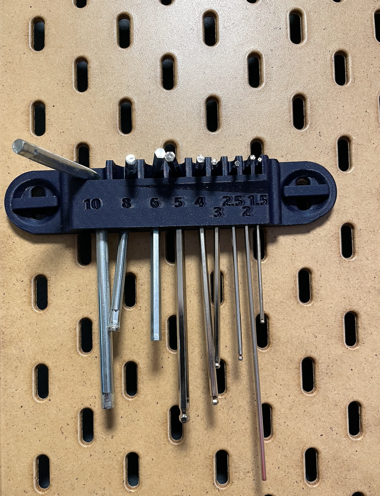IKEA Skadis Wrench Keys Holder - T Clips