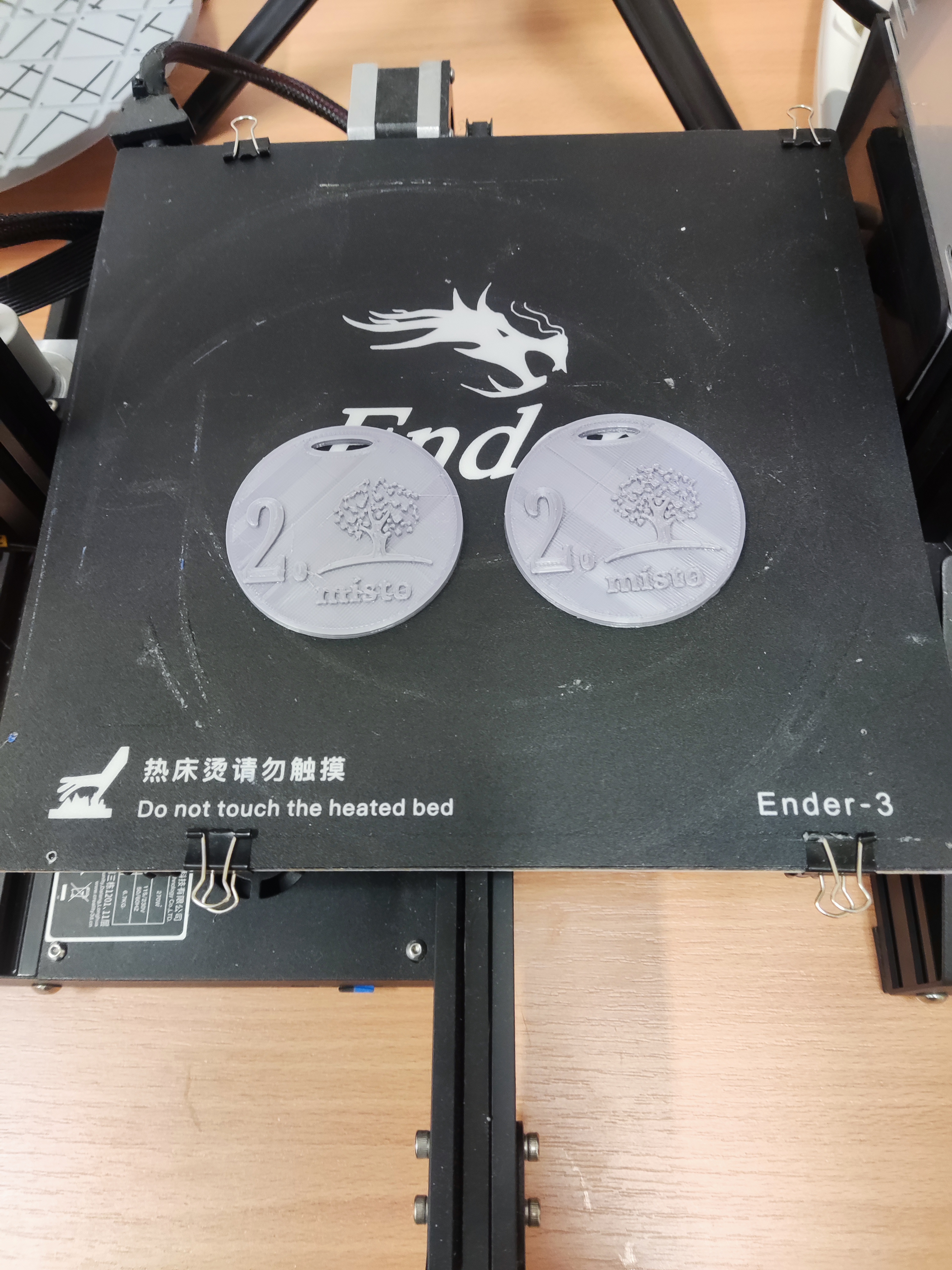 medaile se stromem - 2. místo, medal with a tree - 2nd place
