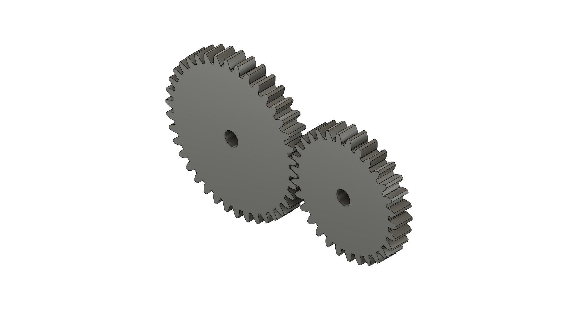 Spur Gears 3038 Gear Ratio Module M2 by Andika Bramantio Download