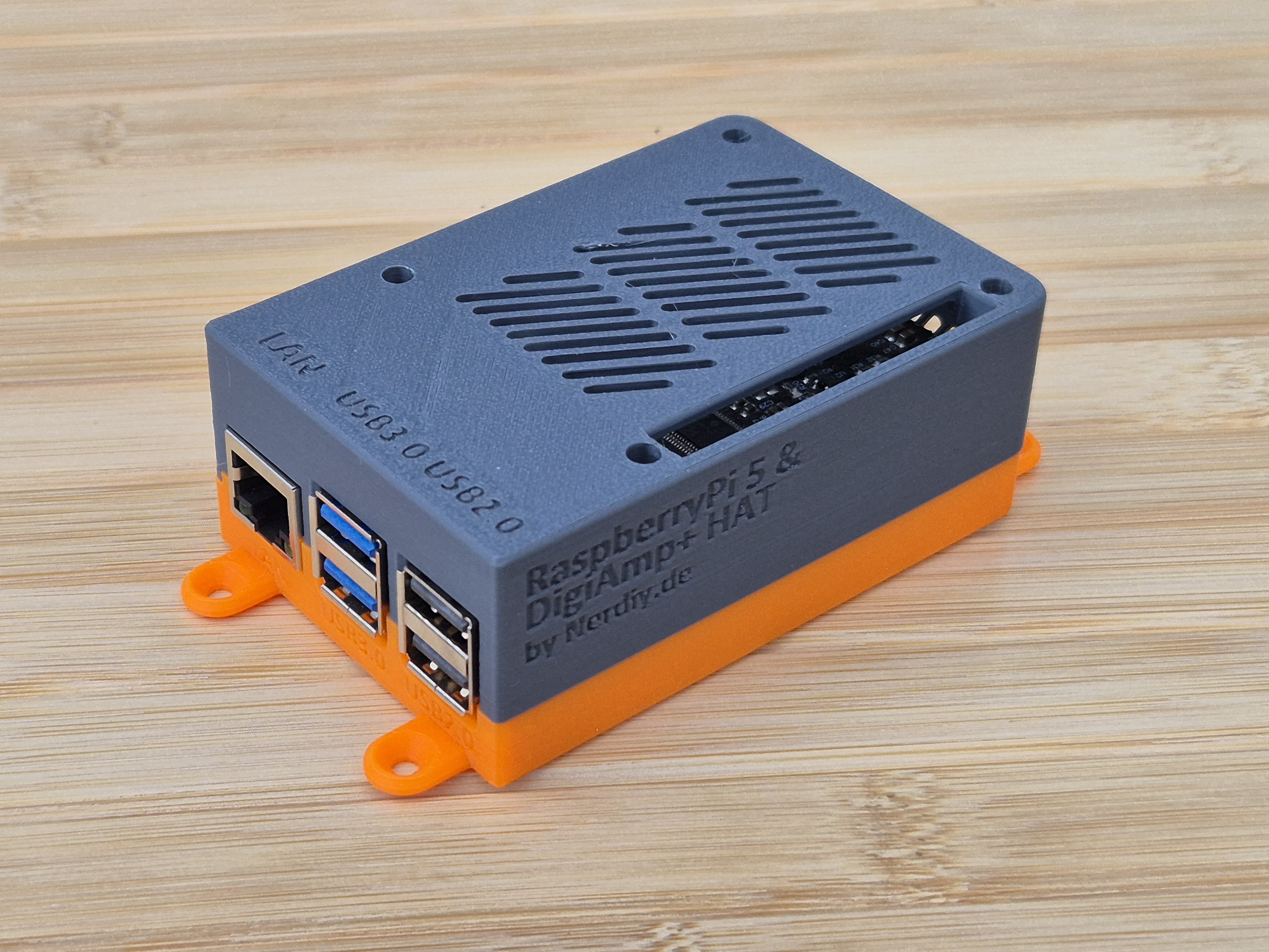 Raspberry Pi 5 & DigiAmp+ HAT Housing by Nerdiy.de — miniatura 9