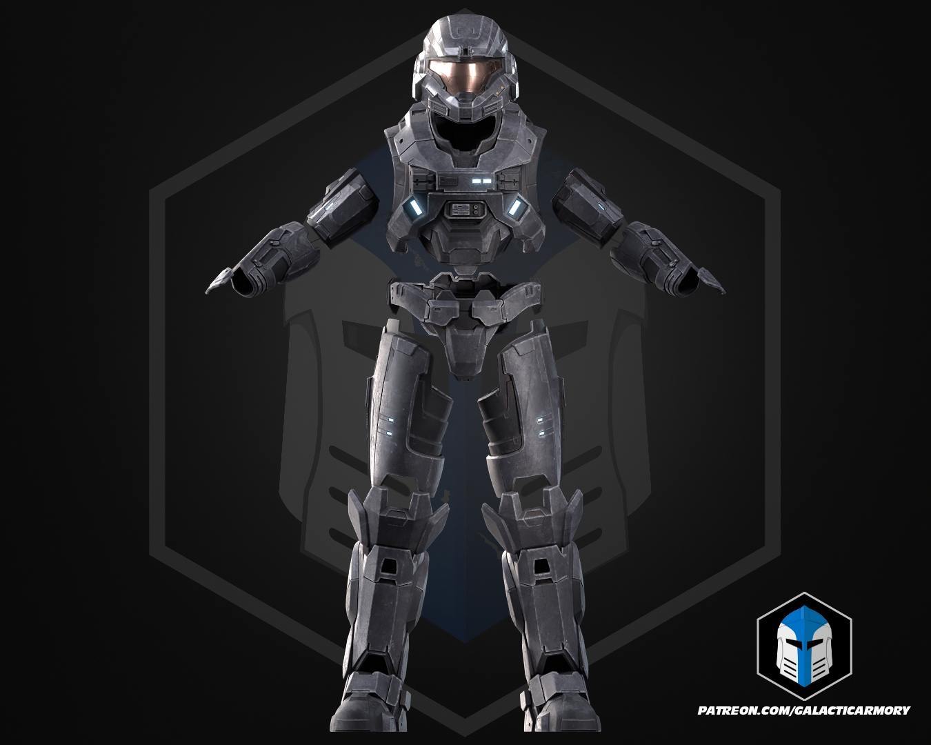 Reach Noble 6 Mark 5 [B] Helmet and Armor - 3D Print Files