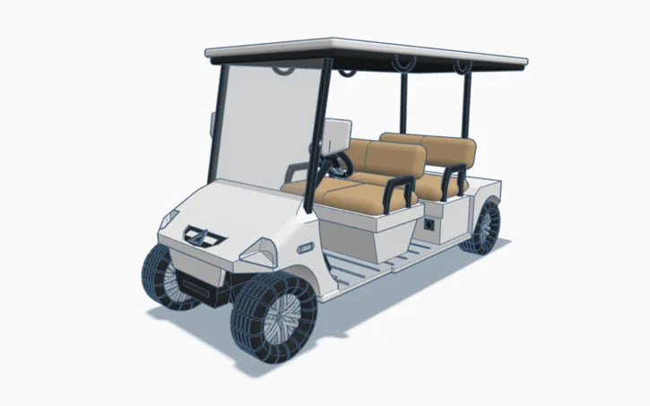 Golf Cart Hot Dog Holder by mcfada