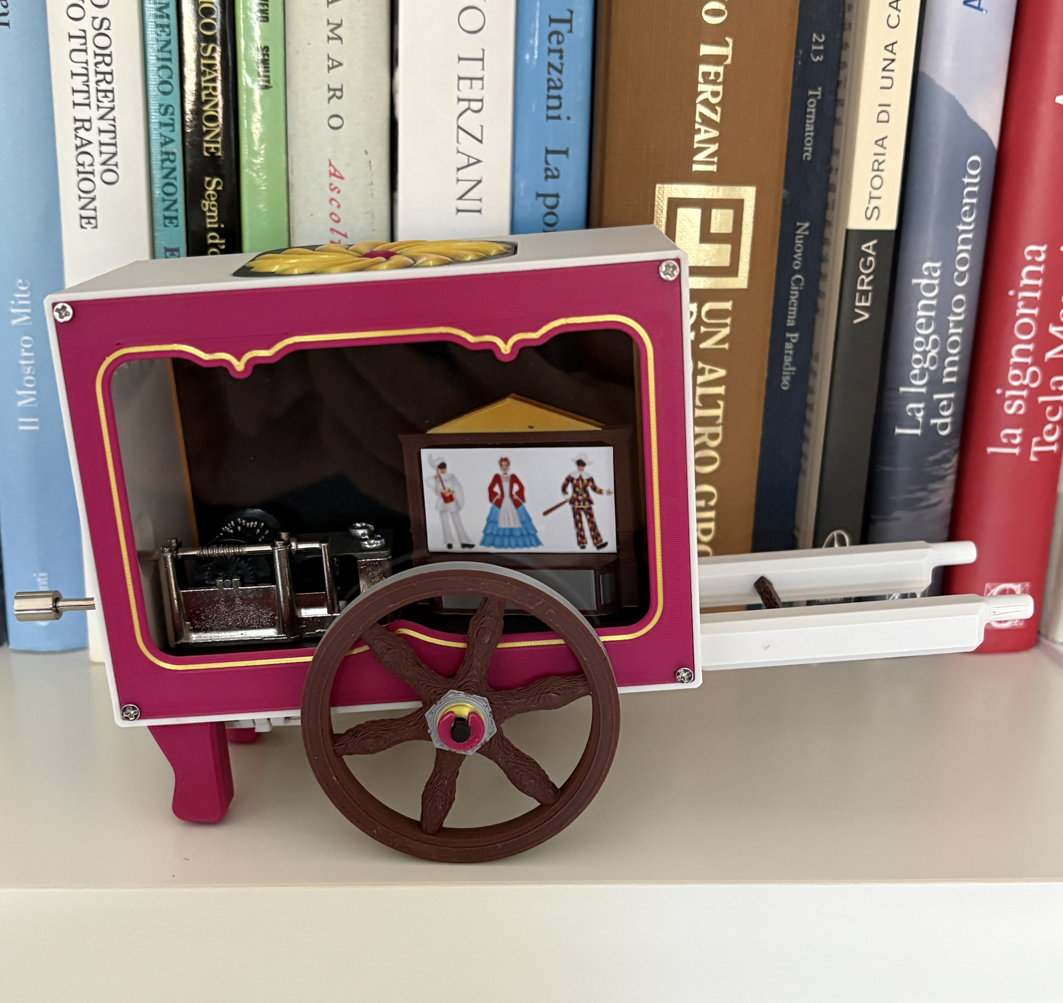 Mini Barrel organ with Carillon and Theater