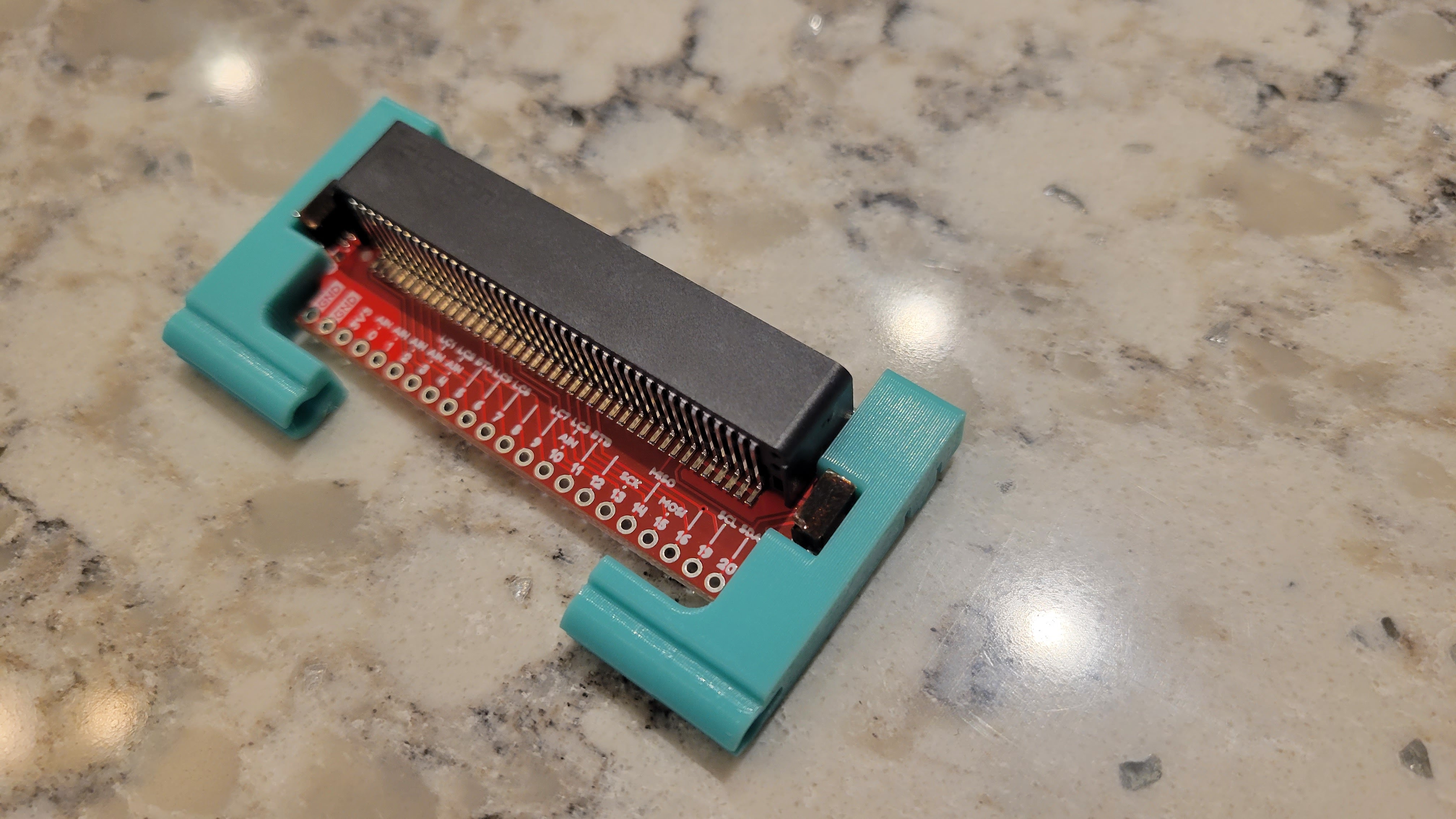 Bracket for micro:bit breakout board for use on XRP robot
