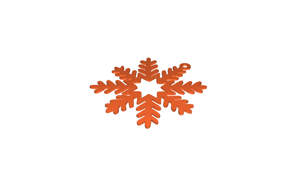 Snowflake ornament by Sot Kon | Download free STL model | Printables.com