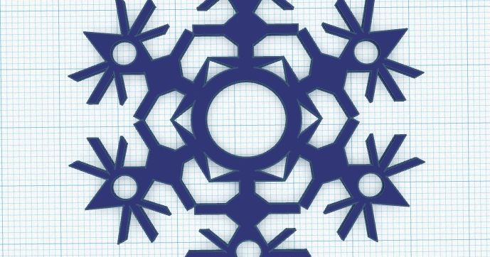 Snowflake ornament by Sot Kon | Download free STL model | Printables.com