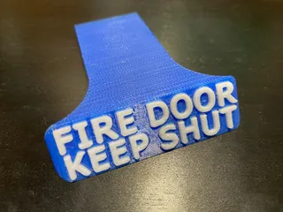 DOOR STOP - FIRE DOOR KEEP SHUT
