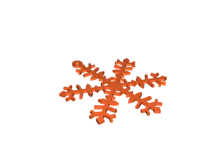 Snowflake ornament by Sot Kon | Download free STL model | Printables.com