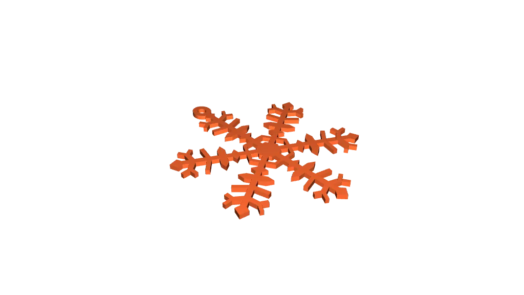 Snowflake ornament by Sot Kon | Download free STL model | Printables.com