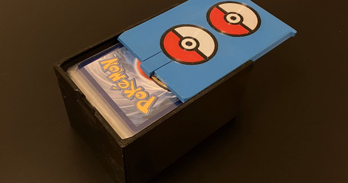 Pokemon Card/Deck Case by ozgur | Download free STL model | Printables.com