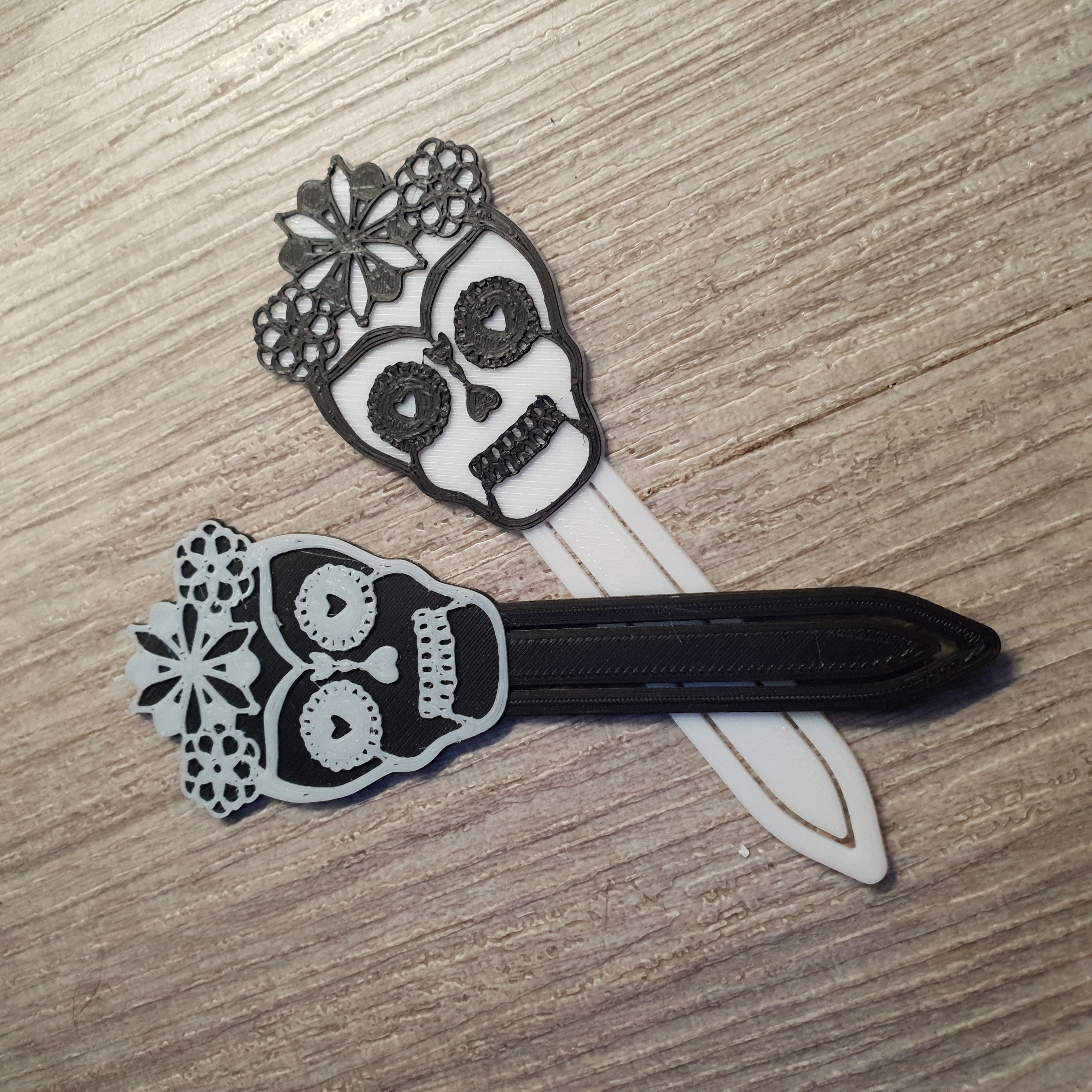 Halloween Skull Bookmark