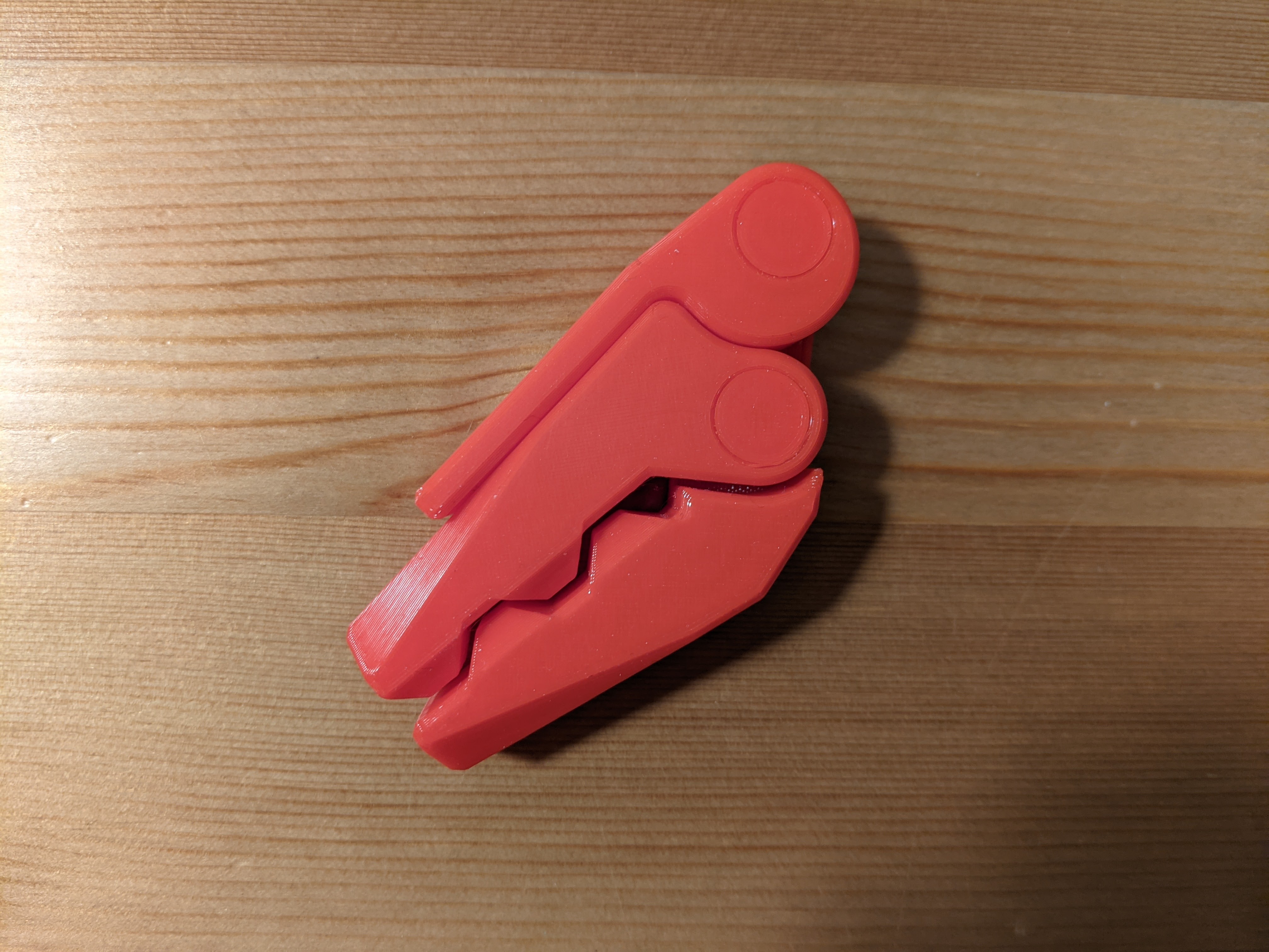 Cam bag clip (no supports) 3D model thumbnail