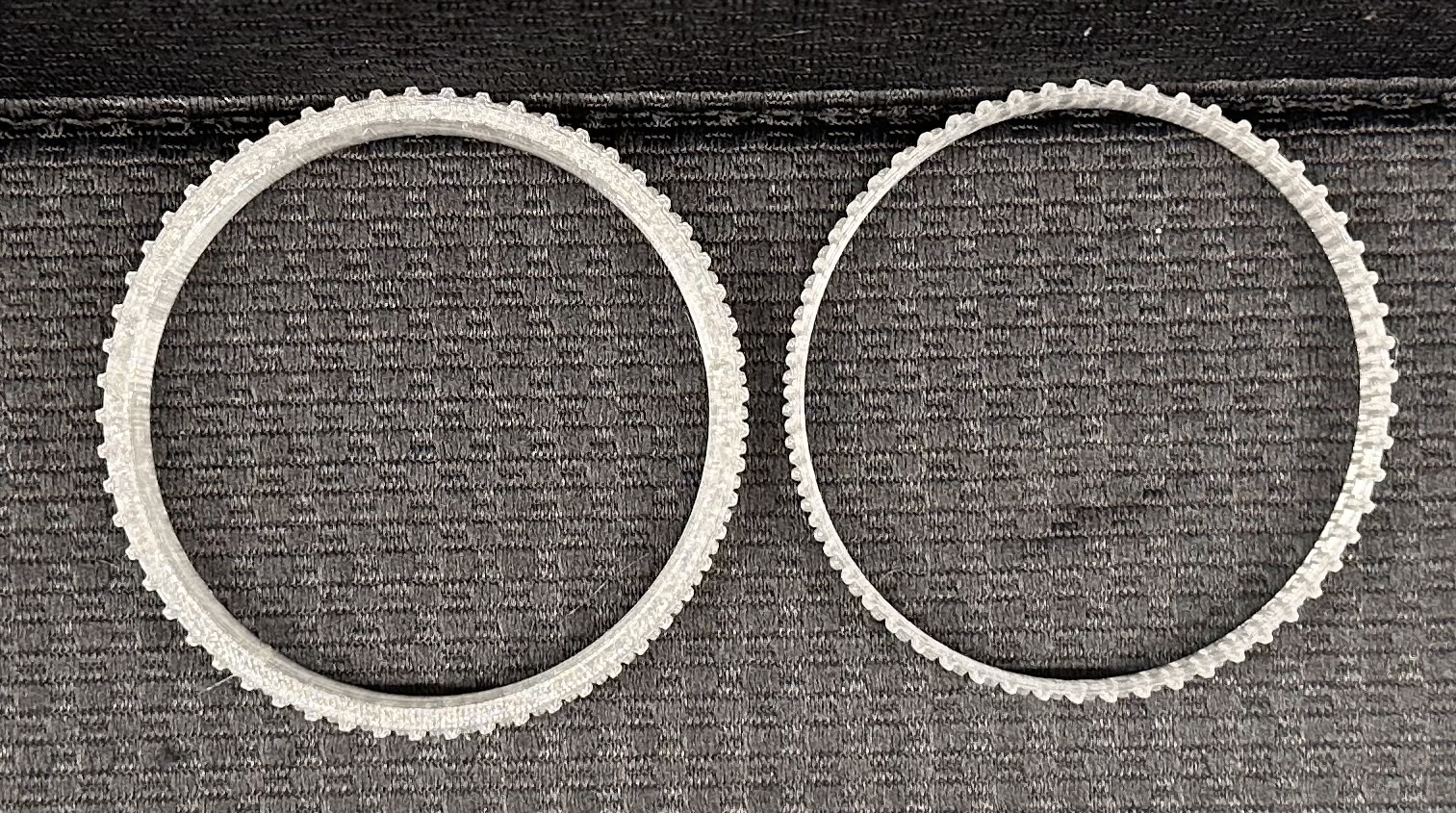 Thicker rings for foot massager