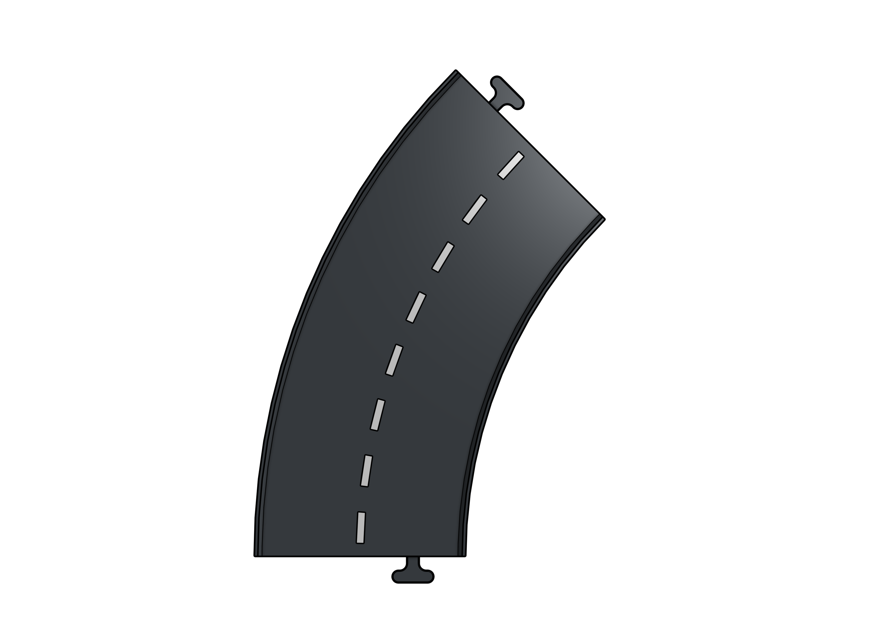 City Streets - Large Curve Road - B3DL