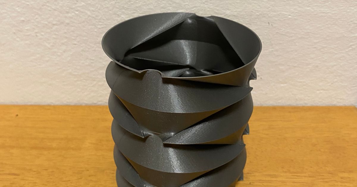 Abstract pot by Brejvi | Download free STL model | Printables.com