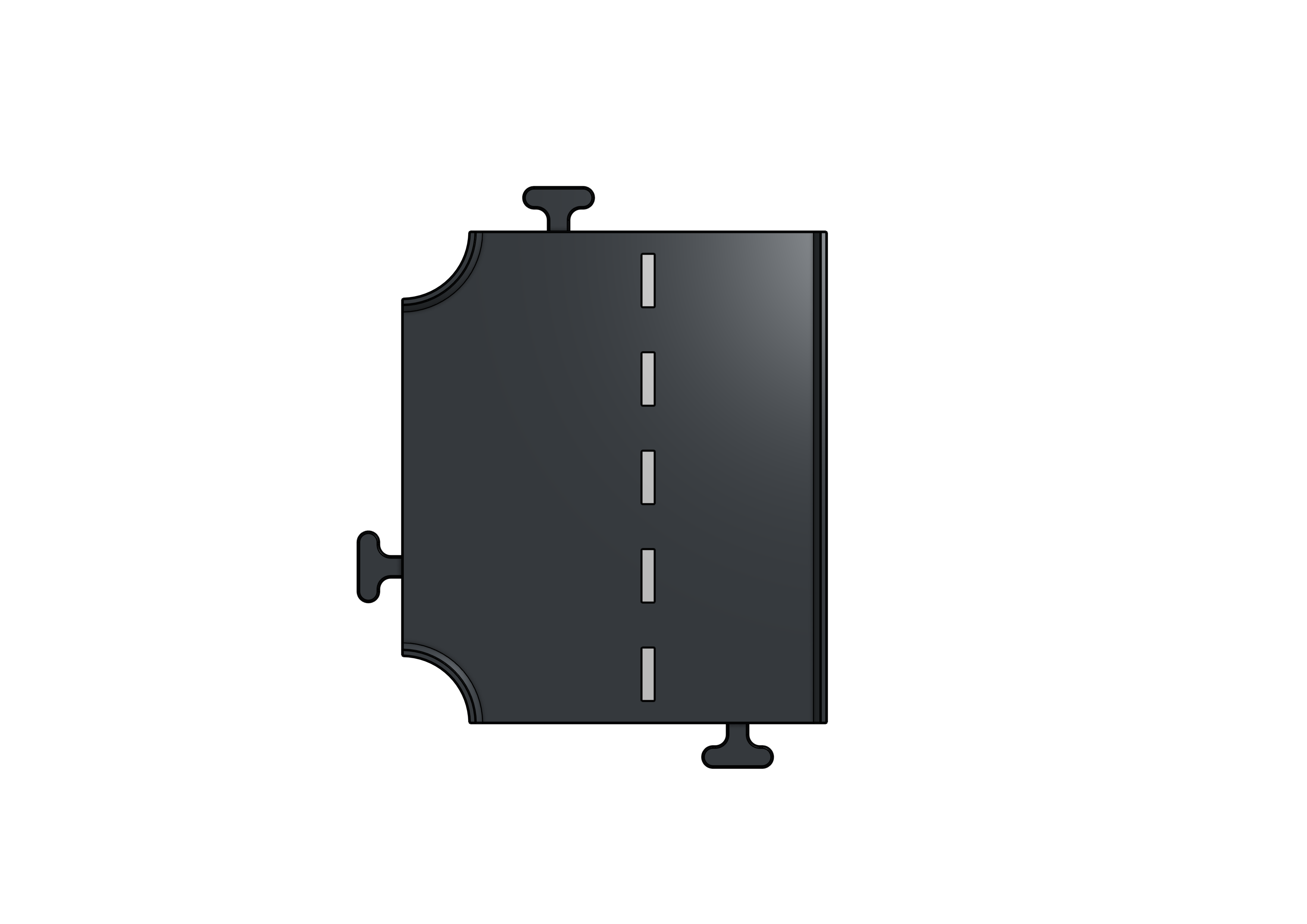 City Streets - Small T Crossroad - C2DL