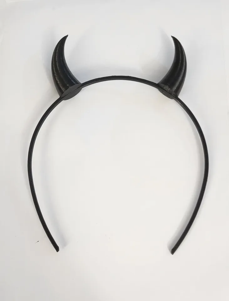 devils horns headband by Tomo | Download free STL model | Printables.com