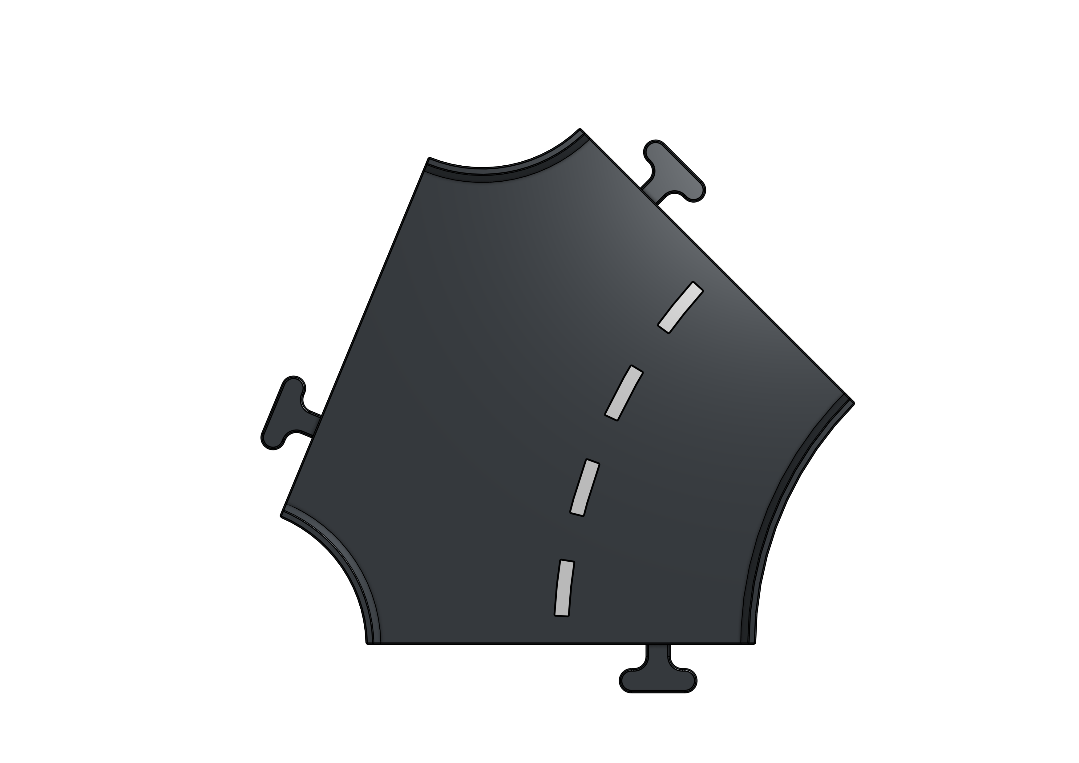 City Streets - Small Roundabout - D1DL