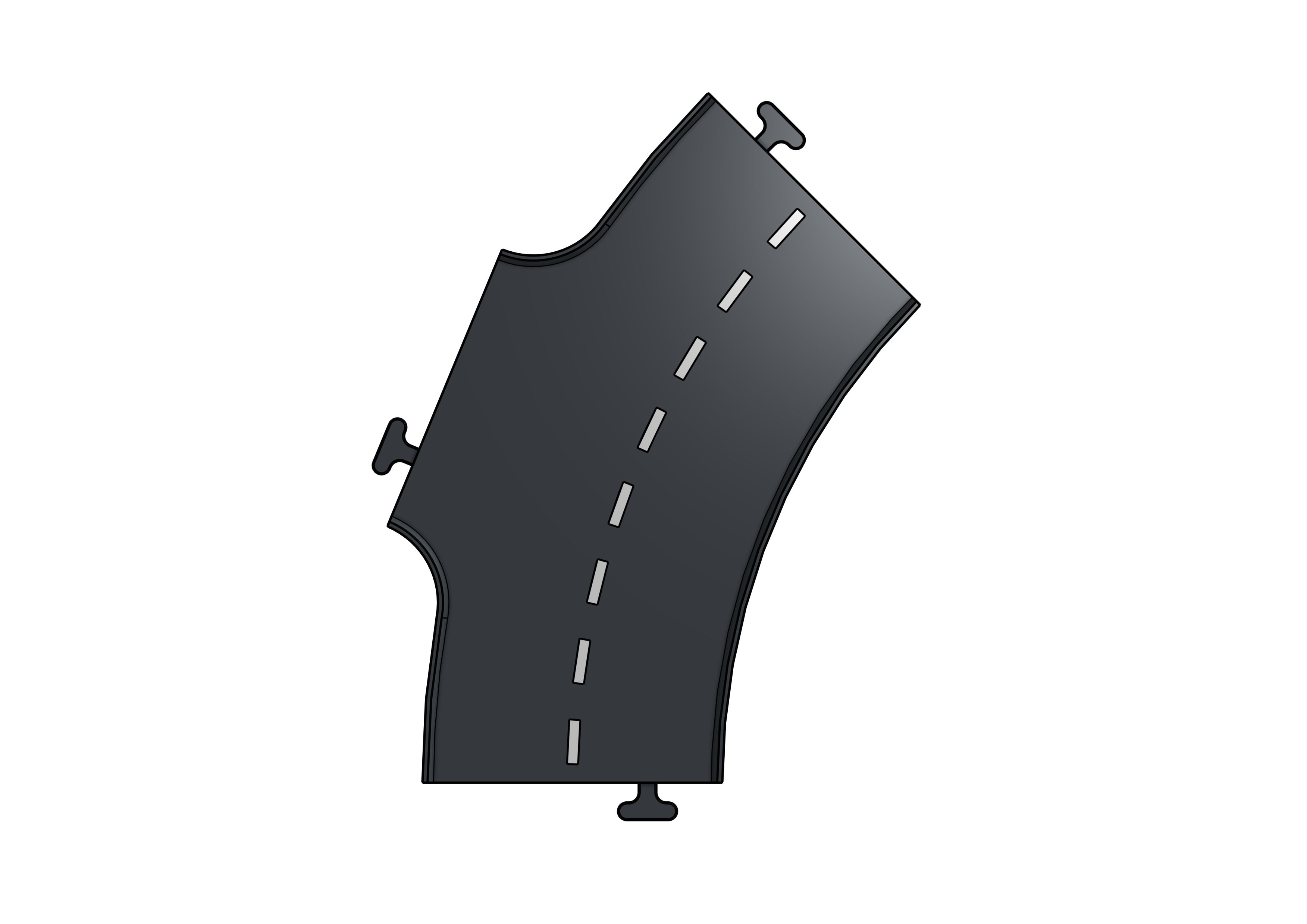 City Streets - Large Roundabout - D3DL