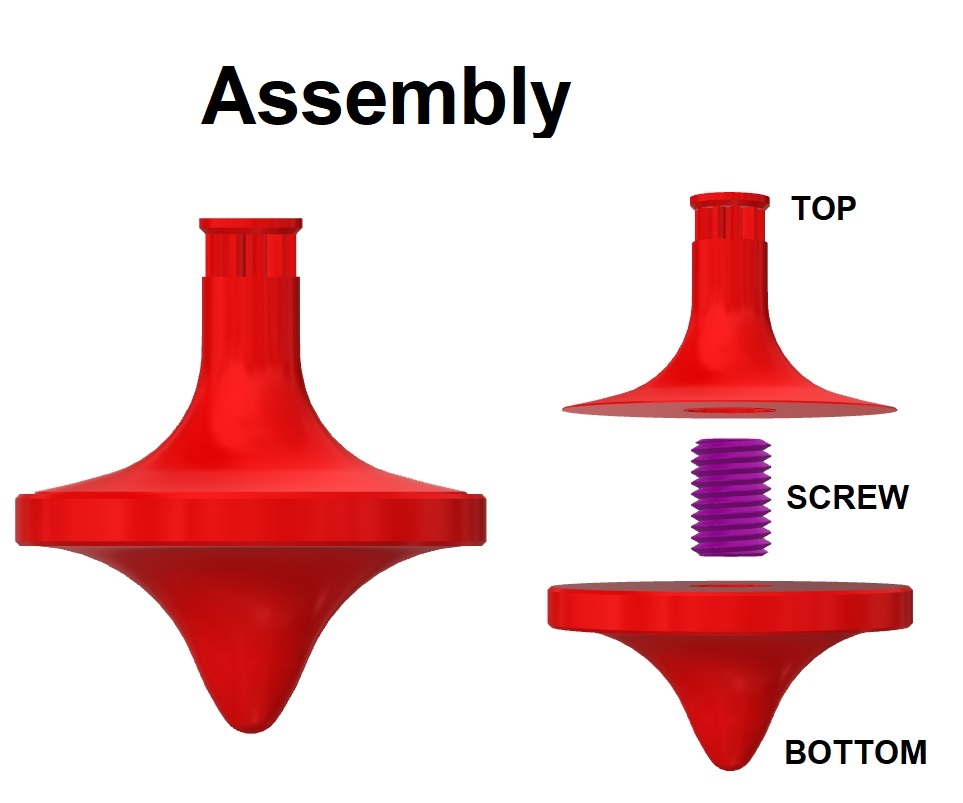 Miniatura 4 do modelo 3D Spinning Top