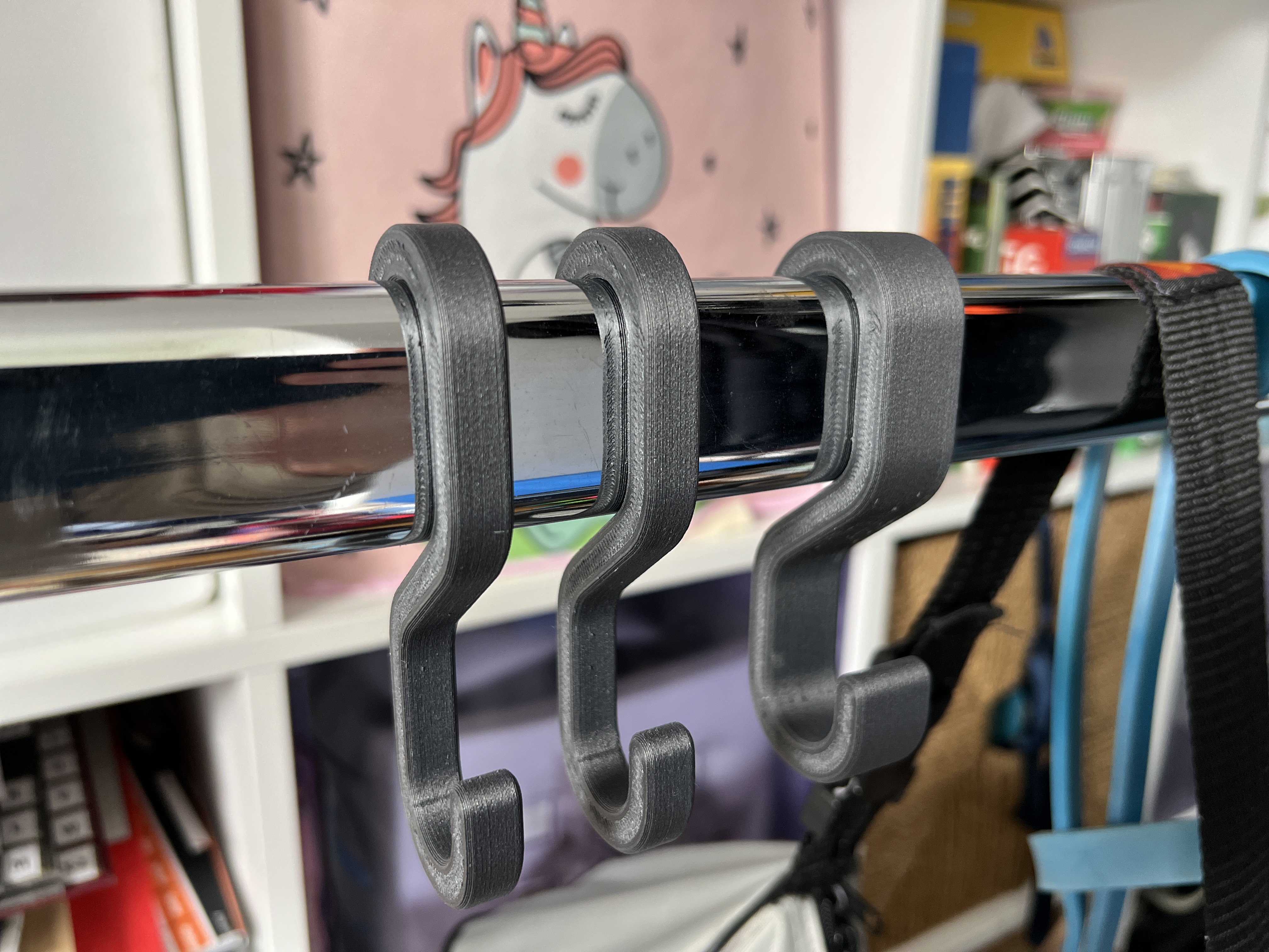 Strong Hook for Coat Rail