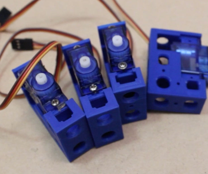 Modular Servo Mount / Bracket by ArisBlocky Download free STL model