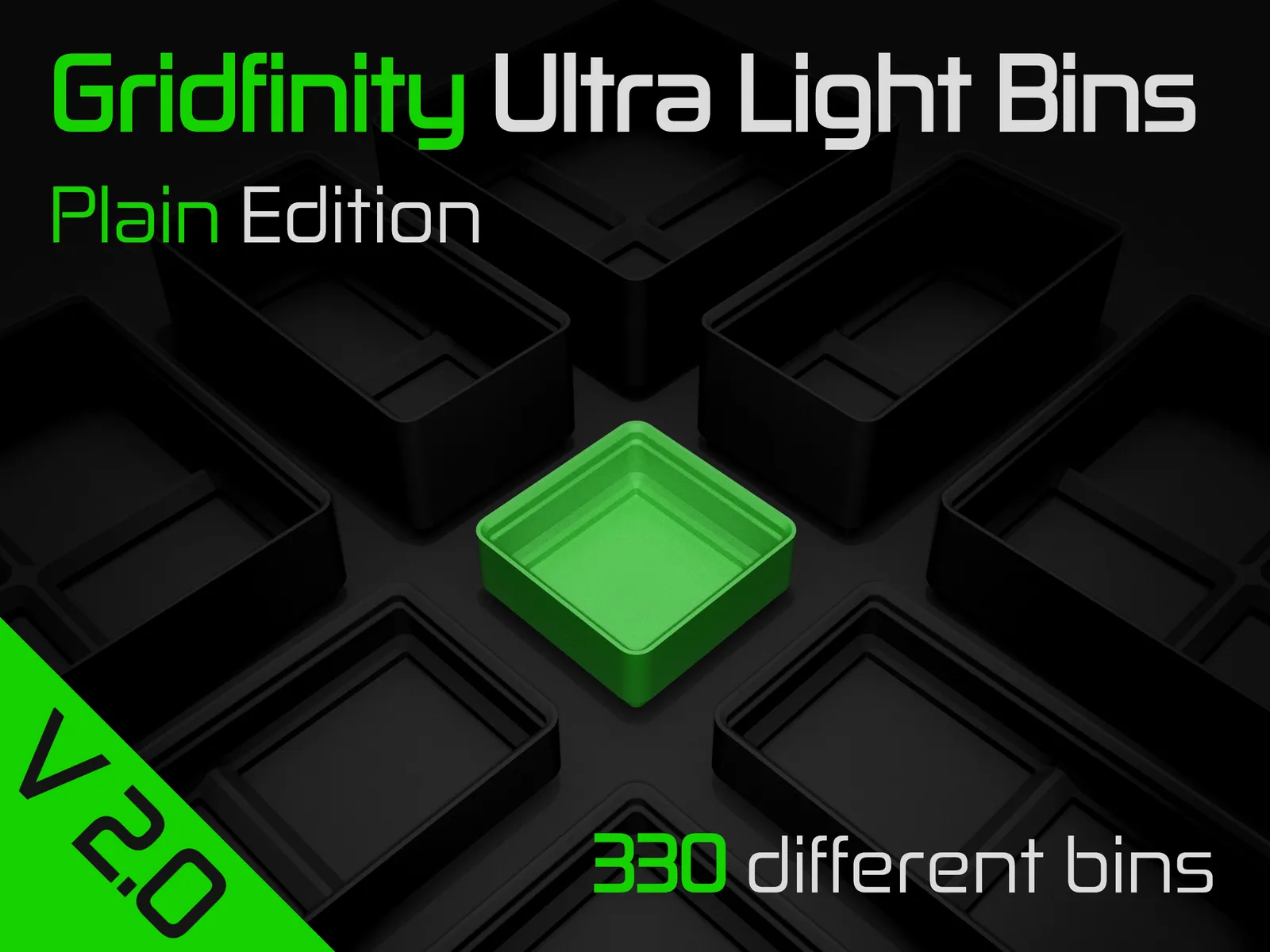 Ultralichte Gridfinity-bakjes