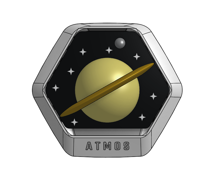 Space Inspired Cooler Master Masterliquid "ATMOS"  Cover/Cap