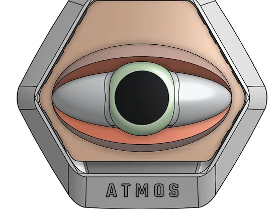 Eye shaped Masterliquid CAP/COVER