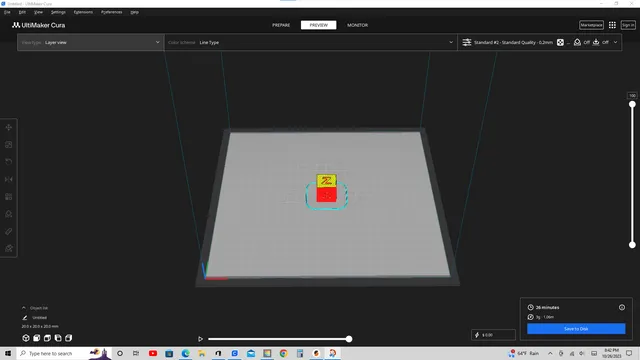 Calibration cube