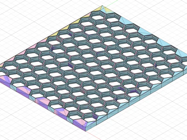 honeycomb wall with MORE border options
