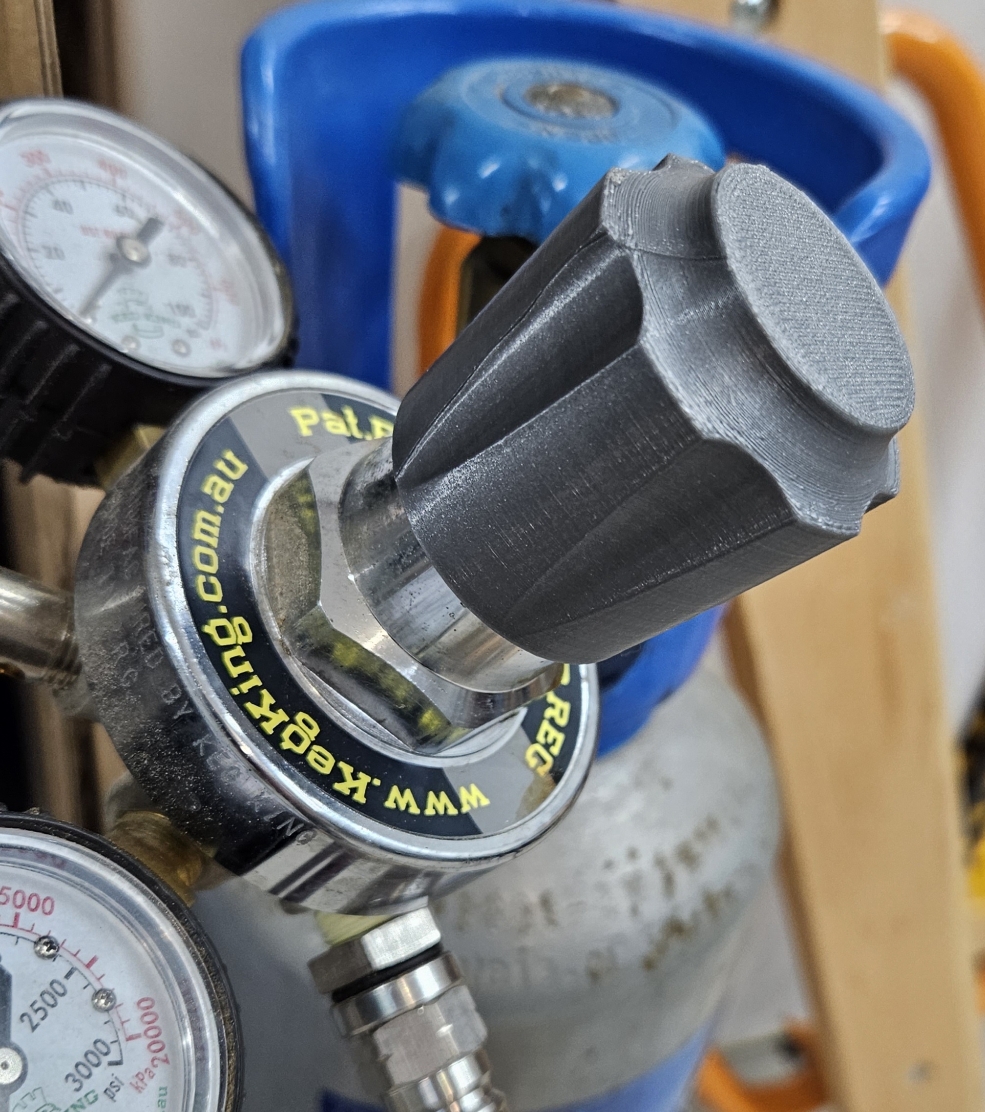 CO2 Regulator Knob by Aidan Allen Download free STL model