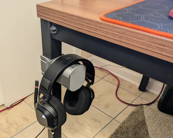 Desk Leg Headphone Holder