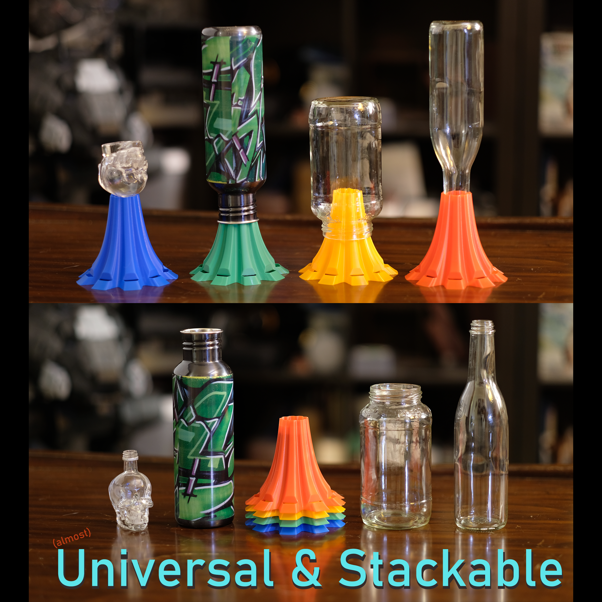 Universal Bottle Dryer that's Stackable