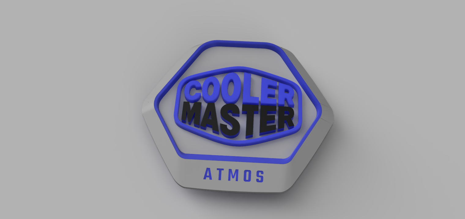 Atmos badge with CoolMaster logo